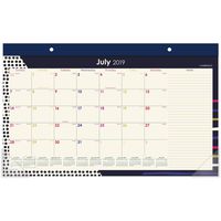 2019-2020 Academic Desk Calendar, Cambridge Monthly Desk Pad Calendar, 17-3/4" x 11", Compact, Kristen (D1192-705A-20)