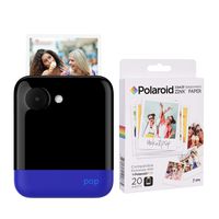 Polaroid POP 2.0 2 in 1 Instant Print Digital Camera (Blue) Zink Paper Kit