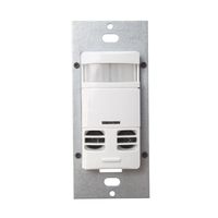 Cooper Controls OSW-DT-0601-MV-W Greengate 120-277-Volt Dual Tech-PIR Wall Switch Sensor, with Neutral Wire, White Finish