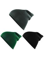 Century Star Kid's Winter Warm Knit Hats Slouchy Baggy Beanie Hat Skull Cap for Boys Girls 3 Pack-Mix Color