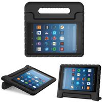MoKo Case for All-New Amazon Fire HD 8 Tablet (6th/7th/8th Generation, 2016/2017/2018 Release) Kids Shock Proof Convertible Handle Light Weight Protective Stand Cover Case for Fire HD 8,Black