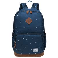 KAUKKO Stylish Oxford Fabric Backpack Travel Rucksack lightweight Hiking Bag Satchel (5-3-Blue)