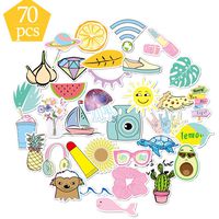 QTQYQJ Cute Nature VSCO Stickers for Water Bottles|35-Pack Waterproof Vinyl Stickers Laptop Sticker for Kids,Cute Aesthetics Decal Stickers Perfect for Laptop,Hydro Flask,Phone,Car,Travel and More