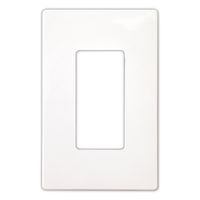 EATON PJS26W Arrow Hart Pjs26 Decorative Screw less Wall Plate, 1 Gang, 3.13 In L X .5 In W X 4.88 In H, White