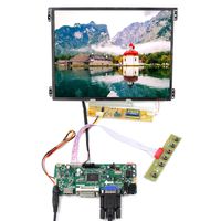 VSDISPLAY 10.4" IPS LCD Screen 10.4 inch 1024X768 HT10X21-311 with HDMI VGA DVI LCD Controller Board M.NT68676