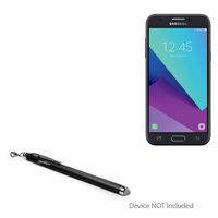 Samsung Galaxy J3 Luna Pro Stylus Pen, BoxWave [EverTouch Capacitive Stylus] Fiber Tip Capacitive Stylus Pen for Samsung Galaxy J3 Luna Pro - Jet Black