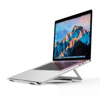 Adjustable Laptop Stand - Foldable Notebook Stand Laptop Riser Desktop Holder for Desk Compatible with MacBook Air/Pro, Dell, HP, Microsoft, Asus, Samsung, XPS, Acer, Lenovo 7-17" Computer Ipad