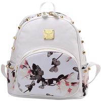 American Shield a-001 Girl's Mini Waterproof IPad Backpack Casual Lightweight Light Strong Sport Daypack 06051, White