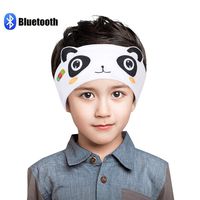 Homelove Kids Wireless Bluetooth Headphones, Hi-Fi Stereo Wireless Headset,with Built-in Mic, Soft Fleece Headband or Patch for School or Home Panda
