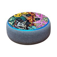 MightySkins Skin Compatible with Amazon Echo Dot (3rd Gen) - Graffiti Wild Styles | Protective, Durable, and Unique Vinyl Decal Wrap Cover | Easy to Apply, Remove, and Change Styles | Made in The USA