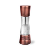 COLE & MASON Derwent Salt Grinder - Copper Mill Includes Gourmet Precision Mechanism and Premium Sea Salt