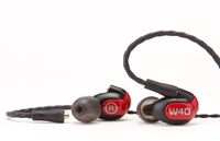 Westone W40 Four-Driver True-Fit Earphones with MMCX Audio Cable and 3 Button MFi Cable with Microphone
