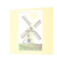 3dRose The Old mill Nantucket Old Windmill & Children Greeting Cards, 6" x 6", Set of 6 (gc_170224_1)