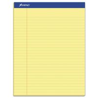 Ampad TOP20220 20220 Perforated Writing Pad, 8 1/2 x 11 3/4, Canary, 50 Sheets (Pack of 12)