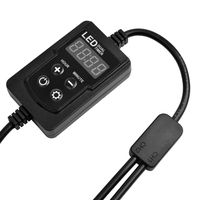 NICREW Dual Channel Aquarium Light Timer, LED Digital Dimmer for ClassicLED G2 Fish Tank Light