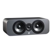 Q Acoustics 3090c Center Channel Speaker (Graphite)