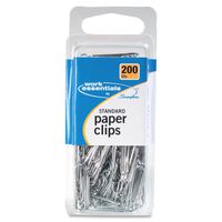 Swingline Work Essentials Standard Paper Clips, 200 Count, Silver, (S7071744)
