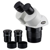 AmScope SW13B Binocular Microscope Head, WH10x Eyepieces, 10X and 30X Magnification, 1X/3X Objective