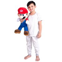 Franco Kids Bedding Super Soft Plush Snuggle Cuddle Pillow, Super Mario