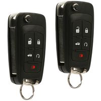 2 Key Fob fits 2010-2017 Buick Allure Encore Lacrosse Regal Verano / Chevy Camaro Cruze Equinox Impala Malibu Sonic / GMC Terrain Keyless Entry Remote Flip 2010 2011 2012 2013 2014 2015 2016 2017