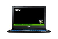 MSI WS60 6QJ-258 15.6" 4K SLIM AND LIGHT WORKSTATION LAPTOP NOTEBOOK XEON E3-1505M Quadro M2000M 16GB 256GB SSD+1TB WIN 10