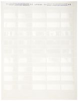 Brady LAT-52-361-1 1.5" Width x 1" Height, B-361B Self-Laminating Polyester, Matte Finish White/Translucent Laser Printable Label (Pack of 1000)