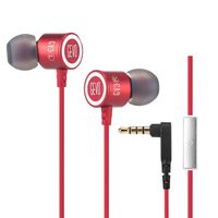 GEVO In-ear Headphones, Earbuds,HiFi,Noise Isolating, Sports Running Headphones with Microphone and Volume Control for iPhone Samsung Android Smartphone Tablet Laptop, 3.5mm Audio Plug Devices