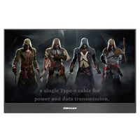SIBOLAN S15cc 13.3 inch Type C Portable Monitor HDR 1080P IPS Compatible with Smart Phone,Switch,PS4, PC