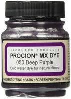 Deco Art Jacquard Procion Mx Dye, 2/3-Ounce, Deep Purple (PMX-1050)