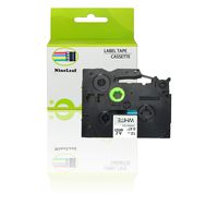 NineLeaf 1PK Laminated Label Tape Compatible for Brother TZe TZ 231 TZe231 TZ231 use for P-Touch PT-1000 PT-1010R PT-2030VP PT-D600VP PT-E100 PT-H110 PT-D210 PT-D400 12mm x 8m Black on White