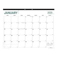 Blueline 2020 Monthly Desk Pad, 22 x 17 Inches, Pure (C194118-20)