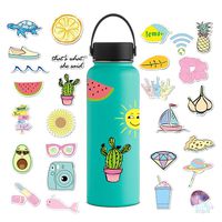 Cute VSCO Stickers for Water Bottle, 35 Pack, Waterproof Aesthetic Trendy Vinyl Stickers Decal for Girls, Perfect for Laptop, Hydro Flask, Skateboard, Luggage