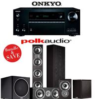 Onkyo TX-NR757 7.2-Channel Network A/V Receiver + Polk Audio TSi 500 + Polk Audio TSi 200 + Polk Audio CS10 + Polk Audio PSW110 - 5.1 Home Theater Package