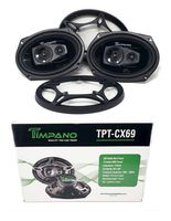 6 x 9 3 Way Coaxial Loud Speaker Slim Design Pro Audio 560W Timpano TPT-CX69