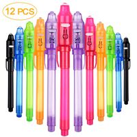 TAGVO Secret Pens - Invisible Writing, Detective Birthday Party Accessory for Children (12 PCS)