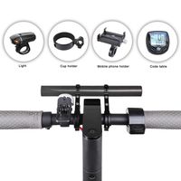 TOMALL Handlebar Extender Bicycle Extension Bar Aluminum Alloy Bracket Carbon Fiber Extender Holder Space Saver Use for XIAOMI M365,Ninebot ES1 ES2,Mountain Bicycle