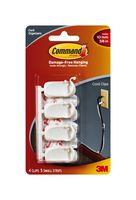Command Medium Cord Clips, 4-Clip
