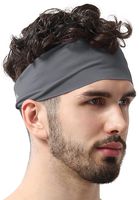 Mens Headband - Guys Sweatband & Sports Headband for Running, Working Out and Dominating Your Competition - Ultimate Performance Stretch & Moisture Wicking