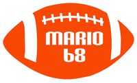 Jaco of America, Inc. Personalized Football Decal Sticker - Indoor/Outdoor Vinyl for YETI, RTIC, Laptop, Tablet, Car, Bike, etc