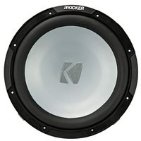 Kicker KMF10 10-inch (25cm) Weather-Proof Subwoofer for Freeair Applications, 4-Ohm