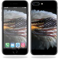 MightySkins Skin Compatible with Apple iPhone 8 Plus - Eagle Eye | Protective, Durable, and Unique Vinyl Decal wrap Cover | Easy to Apply, Remove, and Change Styles | Made in The USA