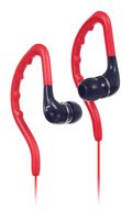 KitSound Enduro Water Resistant Sports Earhook Earphones - Red