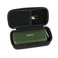 Hermitshell Hard EVA Travel Case Fits APIE Portable Wireless Outdoor Bluetooth Speaker IPX6 Waterproof Dual 10W Driversf (Black)