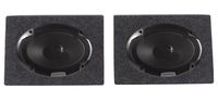 (2) Alpine SPE-6090 6" x 9" 600 Watt 2-Way Car Stereo Speakers+(2) Enclosures