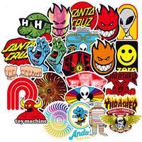 Skateboard Brand Stickers for Water Bottles,100PCS Fashion Cool Aesthetic Hypebeast Stickers,Laptops Sticker,Waterproof Vinyl Decal Sticker for Phone, Computer,Mac Book,Skateboard,PS4, Xbox ONE