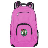 NBA Boston Celtics Voyager Laptop Backpack, 19-inches, Pink