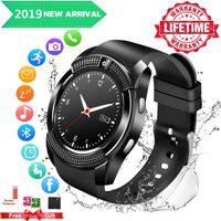 Android Smart Watch for Women Men, 2019 Bluetooth Smartwatch Smart Watches Touchscreen with Camera, Cell Phone Watch with SIM Card Slot Compatible Android Samsung iOS Phones XS 8 7 6 Note 8 9 Adult