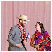 Sequin Curtains 2 Panels Pink 2FTx8FT Sequin Photo Backdrop Baby Pink Sequin Backdrop Curtain Pack of 2-1011E