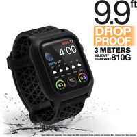 Catalyst Apple Watch Series 4 Impact Case 40mm ECG and EKG Compatible, with Catalyst's Superior Sport Band Rugged iWatch Protective Case, Drop Proof Shock Proof Apple Watch Case, Stealth Black