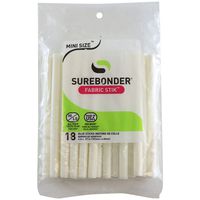 Surebonder FS-18 Fabric Glue Stick, 5/16" D by 4" L, Creamy White (1 Pack)